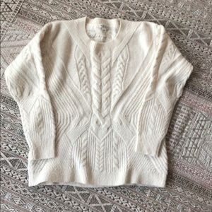 Chunky cable knit Reiss sweater
